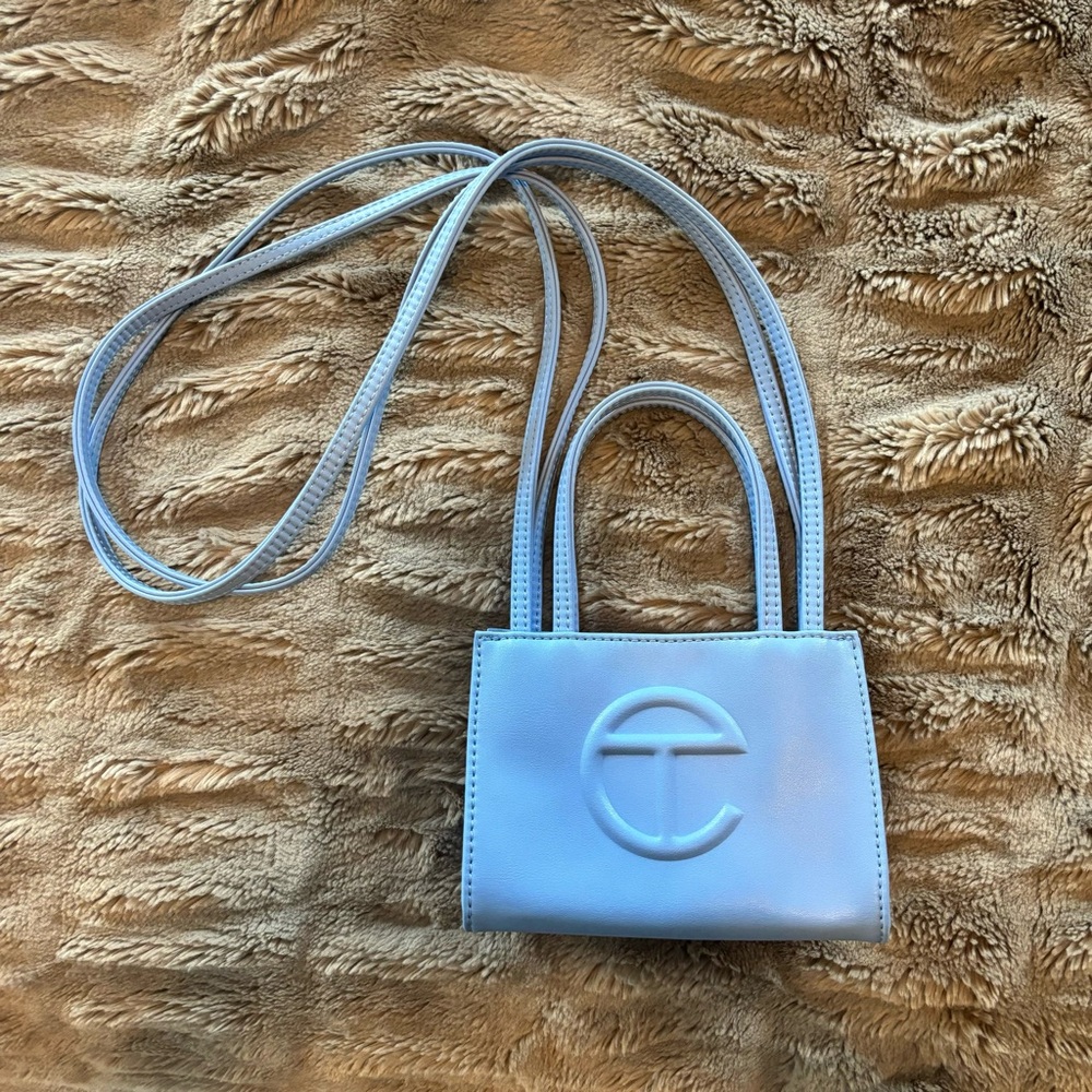 Telfar Baby Shopping bag in cerulean